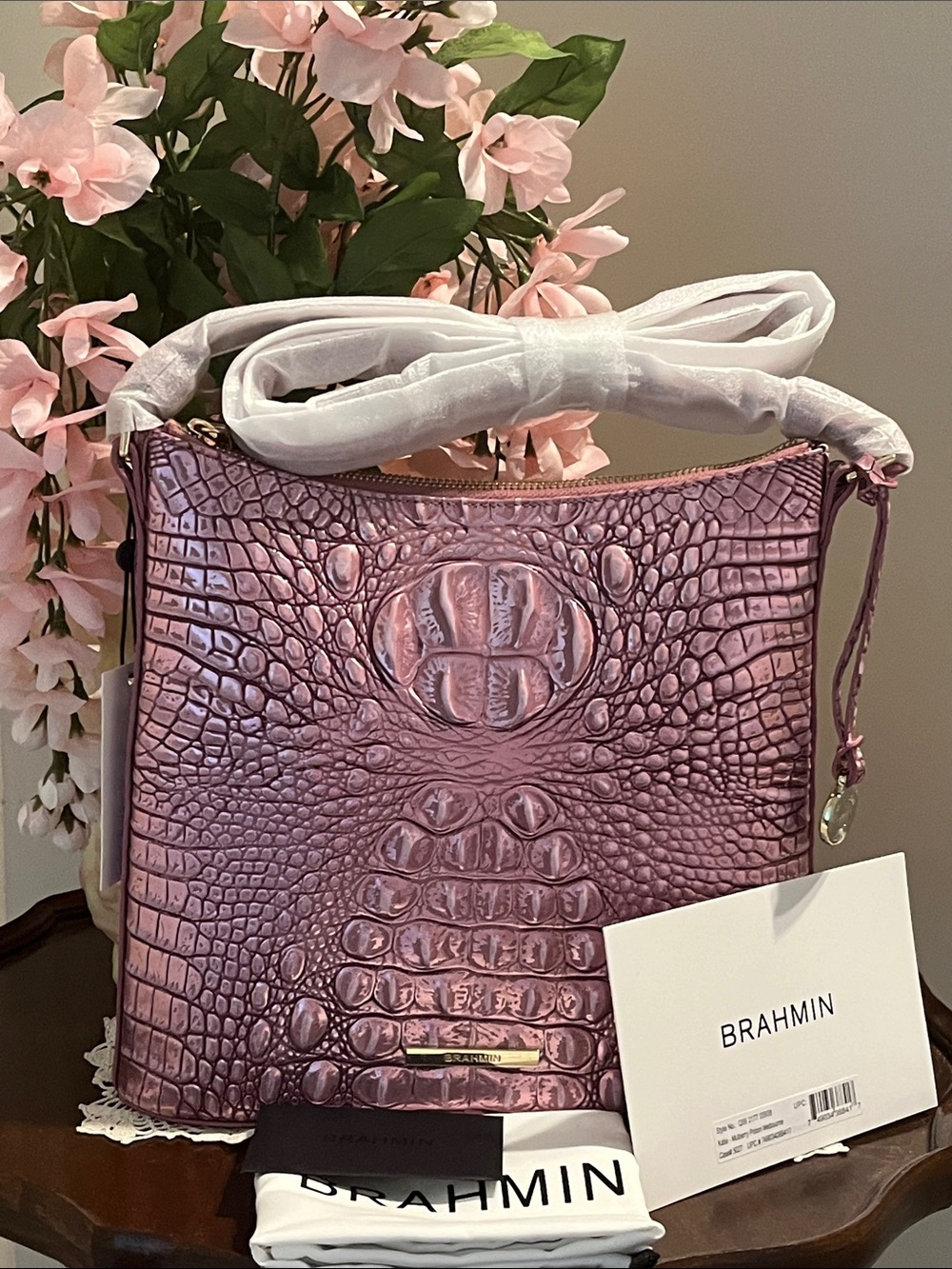NWT Brahmin Katie crossbody Mulberry Potion Melbourne